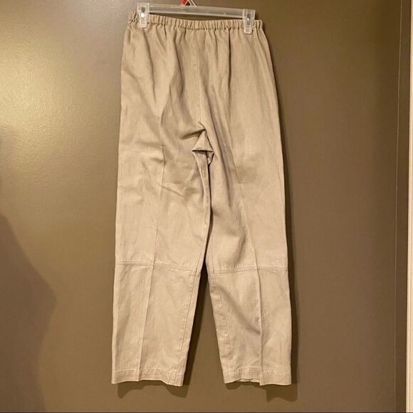 Chico’s Tan Linen Blend Pants Size 0 Drawstring - Picture 5 of 12